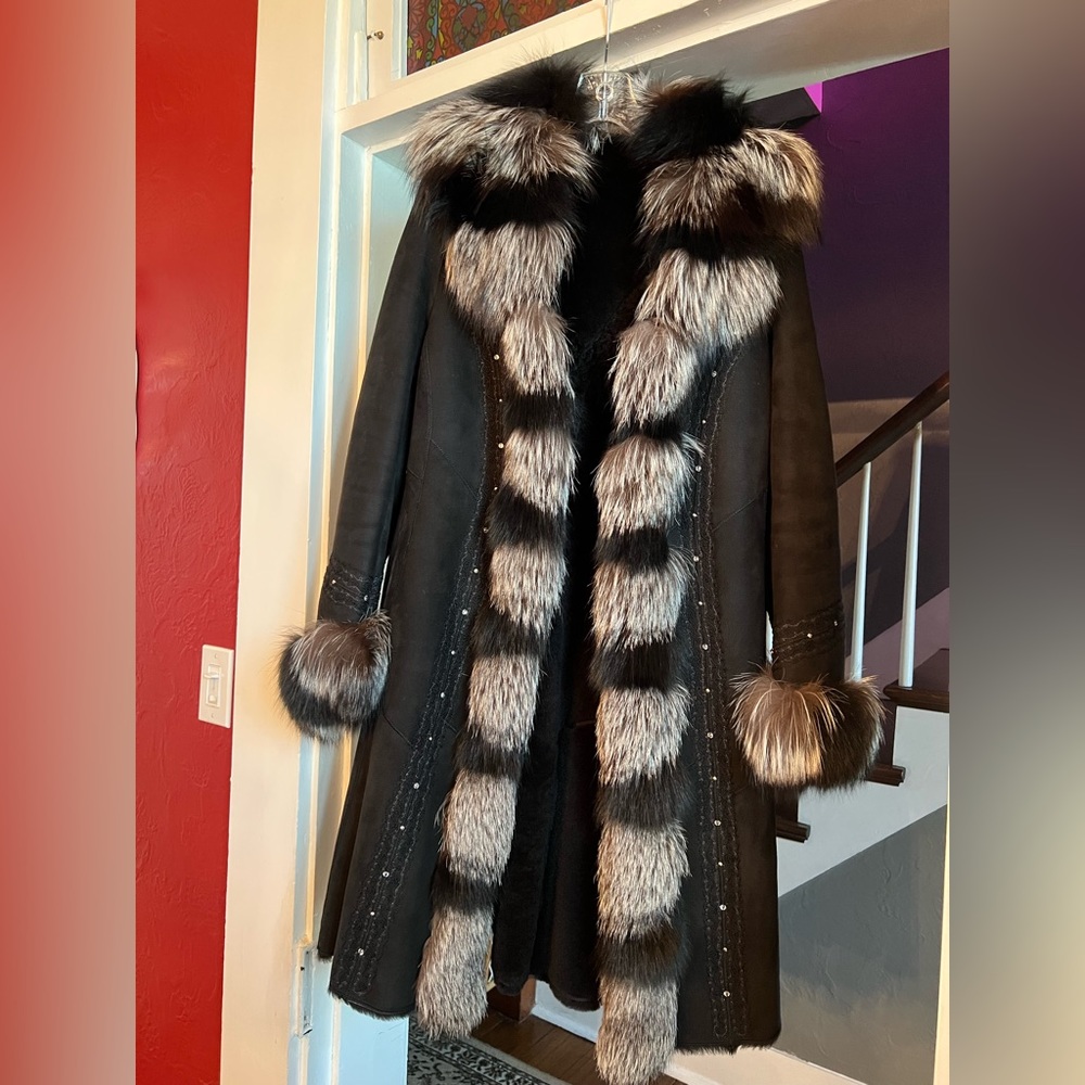 Genuine Shearling Coat.. Excellent condition.